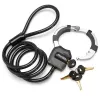Master Lock Street Cuff Candado de cable con llave - negro - 1000 mm - 8 mm