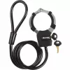 Master Lock Street Cuff Candado de cable con llave - negro - 1000 mm - 8 mm