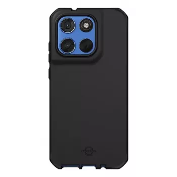 Mobilis Spectrum R funda para Motorola Moto G67 negra mate blanda