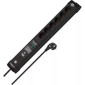 Brennenstuhl Connect Premium-Line regleta de enchufes con protección contra sobretensiones WiFi 6 tomas 3m negro