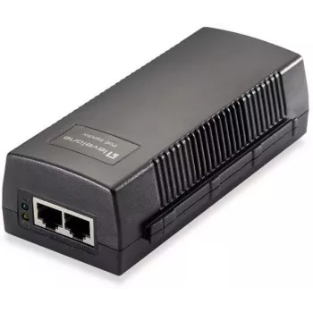 LevelOne inyector PoE GE 2x PSE 30W PoE negro