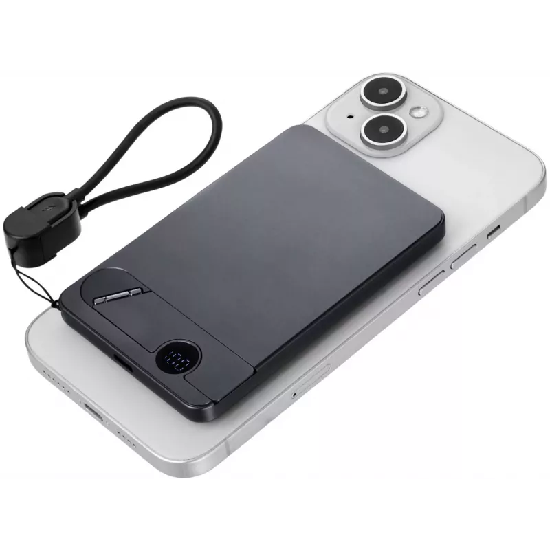 TROIKA Powerbank STROMKONSERVE 5 (POP50/TI) - 5000 mAh, titanio