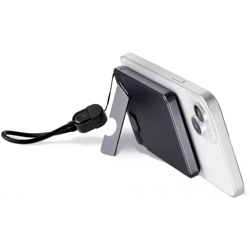 TROIKA Powerbank STROMKONSERVE 5 (POP50/TI) - 5000 mAh, titanio
