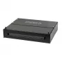 SYNERGY21 Panel de parcheo soporte de módulos Keystone para 12x módulo TP, superficie, caja metálica plegable (Consolidation Point Box), Negro