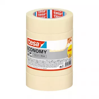 TESA cinta de enmascarar Economy para pintores blanca 50 m x 30 mm 5 rollos (55349-00000-00)