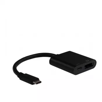 EFB Adaptador de USB-C a DisplayPort con puerto USB-C PD 4K60Hz Negro