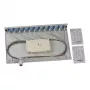 EFB Elektronik Caja de empalme LC OS2 ampliable 12 pigtails offset / 6 acopladores dúplex