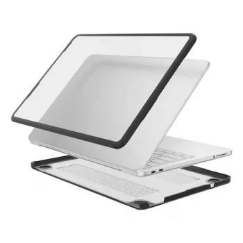 4smarts Funda Shell para Apple MacBook Neo, marco negro