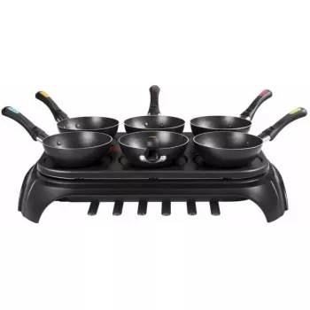 GUSSKÖNIG Set de 6 mini sartenes de hierro fundido pre-curado 13,7 cm