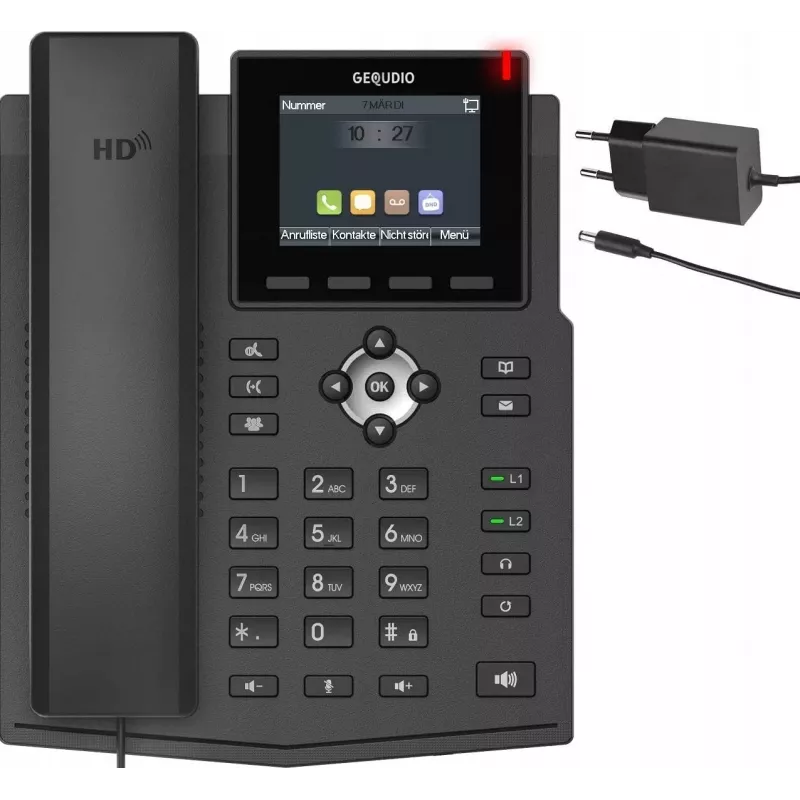 GEQUDIO GA-3 teléfono con cable con contestador automático