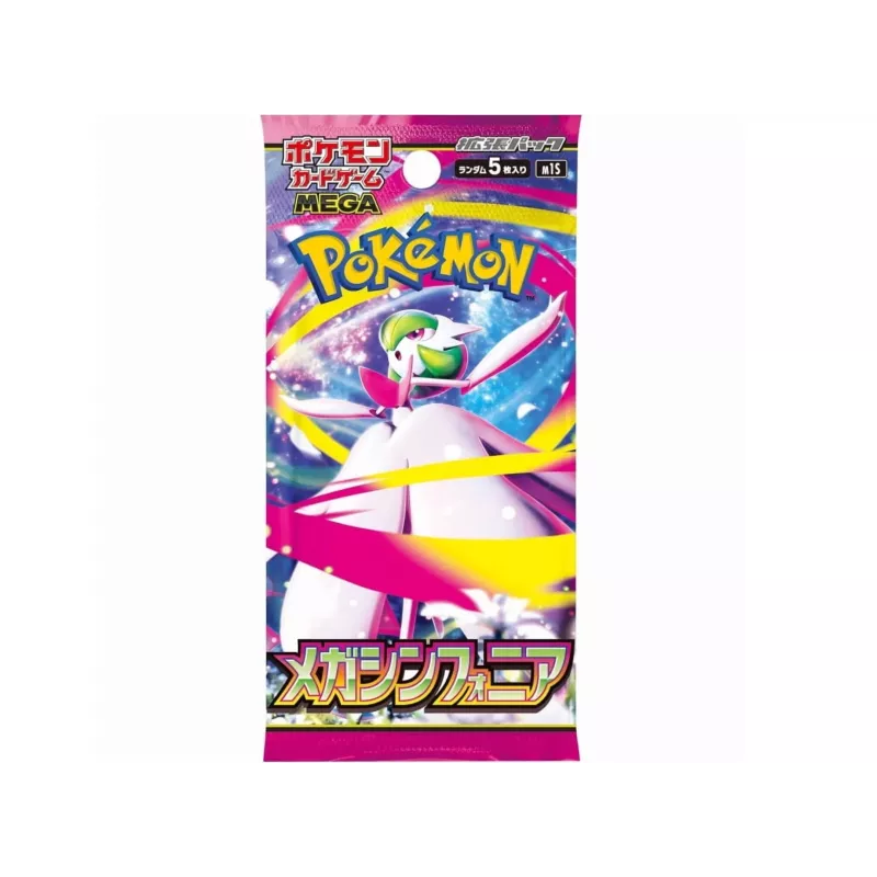 Juego de cartas coleccionables Pokémon Booster japonés Mega M15 Symphonia
