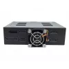 Jou Jye JJ-N-49SS-T 12G Bastidor extraíble hot-swap SATA/SAS de 4 bahías de 2,5 pulgadas para bahía de 5,25 pulgadas - Negro