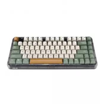 Teclado inalámbrico/Bluetooth ASUS KD201 Jelly75 Blanco leche