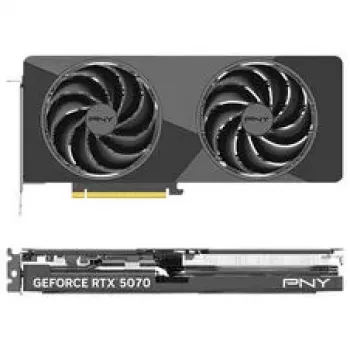 PNY GeForce RTX 5070 Slim OC 12GB GDDR7 Tarjeta gráfica Dual Fan