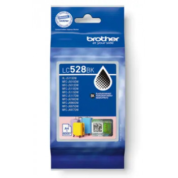 Brother LC528BKP cartucho de tinta negro de alto rendimiento (original, 2.400 páginas)