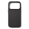 Mujjo Funda de piel para iPhone 17 Pro con MagSafe (Negro)