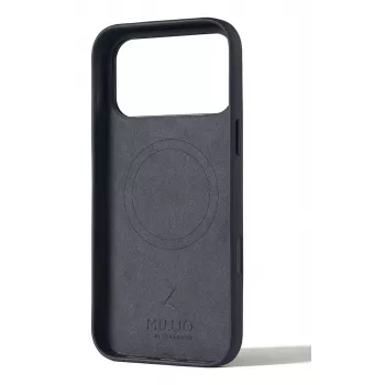 Mujjo Funda de piel para iPhone 17 Pro Max con MagSafe (Basalt)