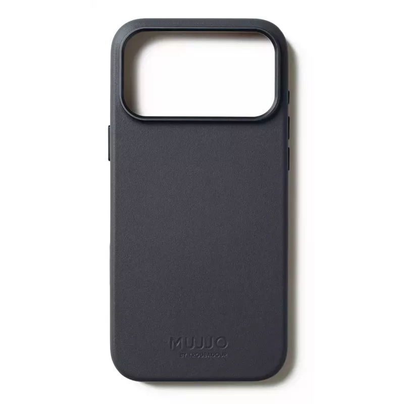 Mujjo Funda de piel para iPhone 17 Pro Max con MagSafe (Basalt)