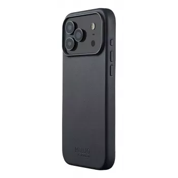 Mujjo Funda de piel para iPhone 17 Pro Max con MagSafe (Basalt)