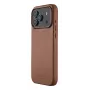 Mujjo Funda de piel para iPhone 17 Pro Max con MagSafe (Tan)