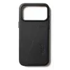 Mujjo Funda de piel con cartera para iPhone 17 Pro Max con MagSafe (Negro)