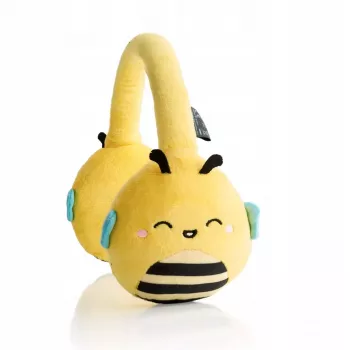 LAZERBUILT Squishmallows Auriculares Bluetooth on-ear para niños - Sunny The Bee (HMSQM-BT-SUNNY)