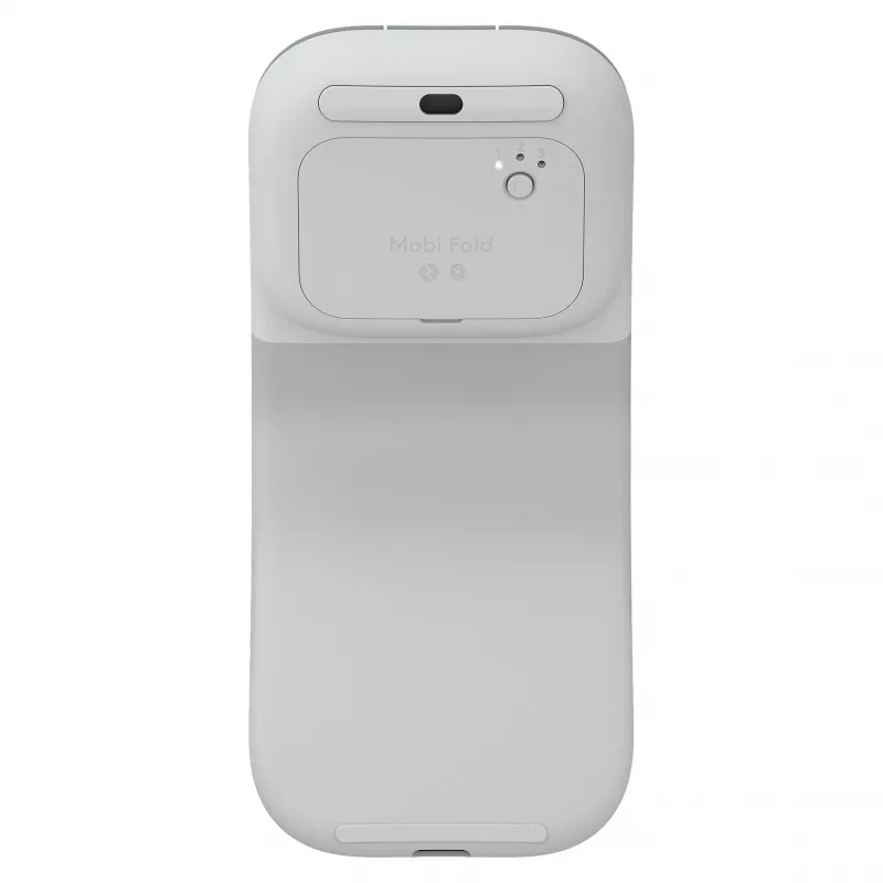 Logitech Mobi Fold ratón inalámbrico ultraportátil - Off White
