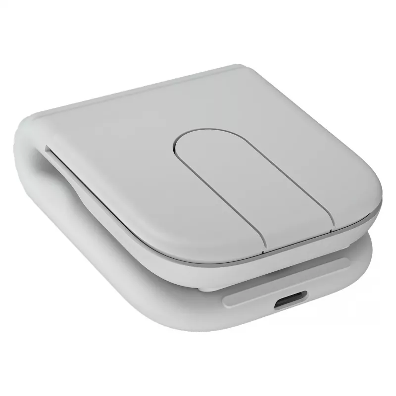 Logitech Mobi Fold ratón inalámbrico ultraportátil - Off White