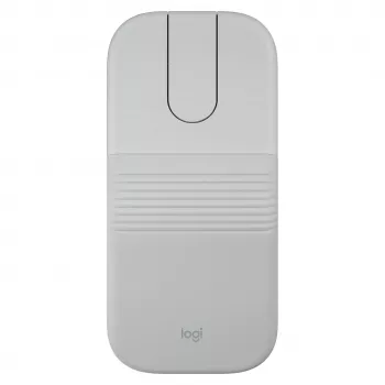 Logitech Mobi Fold ratón inalámbrico ultraportátil - Off White