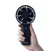N'OVEEN F120 ventilador portátil de mano y de sobremesa con batería, USB, 1200 mAh, 3 velocidades, blanco