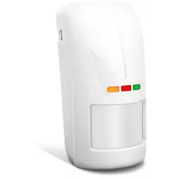 SATEL OPAL Detector de movimiento exterior de doble tecnología, blanco