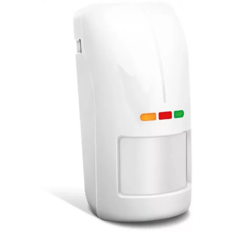 SATEL OPAL Detector de movimiento exterior de doble tecnología, blanco