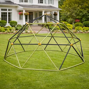 LEAN TOYS Cúpula escalable para parque infantil de jardín 300x143 cm 10FT