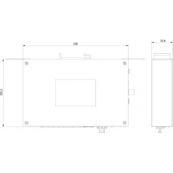 Hikvision Pro Series DS-3T0506HP-E/HS switch PoE no gestionado, 6 puertos, 4 PoE, presupuesto 60W