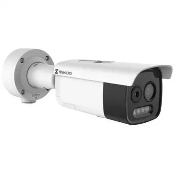Hikvision HM-TD2618-3/G0/T1A Cámara IP térmica y óptica biespectral, 160x120 térmica, 4MP óptica, objetivo térmico de 3,1 mm, objetivo óptico de 4 mm, IP66