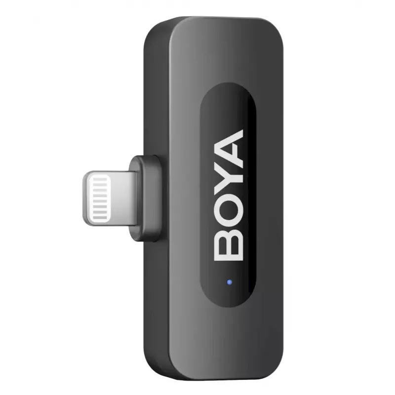 BOYA BY-V1 V2.0 micrófono inalámbrico 2,4GHz ultracompacto para dispositivos Lightning - 1TX+1RX