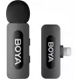 BOYA BY-V1 V2.0 micrófono inalámbrico 2,4GHz ultracompacto para dispositivos Lightning - 1TX+1RX