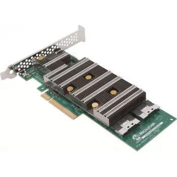 Microchip Adaptec SmartRAID Ultra 3254-16e /e 8GB SAS/NVMe 16 puertos externos PCIe x16 24 Gbps controladora RAID Low Profile