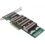Microchip Adaptec SmartRAID Ultra 3254-16e /e 8GB SAS/NVMe 16 puertos externos PCIe x16 24 Gbps controladora RAID Low Profile