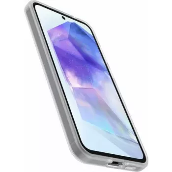 OtterBox React Case + Alpha Glass Screen Protector Bundle para Samsung Galaxy A55 5G - Clear