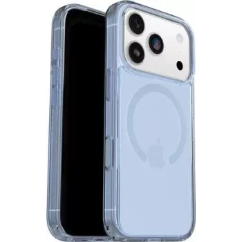 OtterBox Symmetry Series Clear MagSafe Camera Control Case para iPhone 17 Pro azul