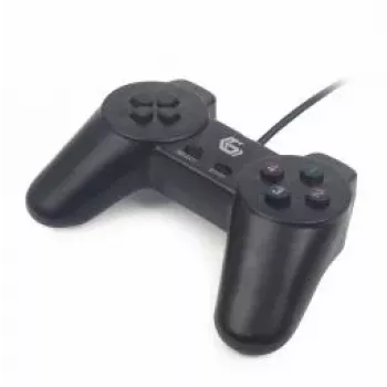 Gembird JPD-UB-01 Mando de juegos con cable de 10 botones, doble vibración, USB 2.0 para PC