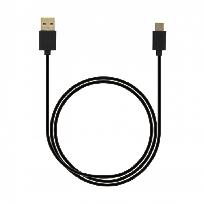 Emporia DATA-TC-GNG-B Cable USB-A a USB-C 1 m negro