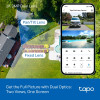 TP-LINK Tapo TC93D KIT V1 kit de cámara de seguridad con panel solar - cámara Wi-Fi con giro/inclinación 2K QHD con panel solar
