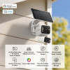 TP-LINK Tapo TC93D KIT V1 kit de cámara de seguridad con panel solar - cámara Wi-Fi con giro/inclinación 2K QHD con panel solar