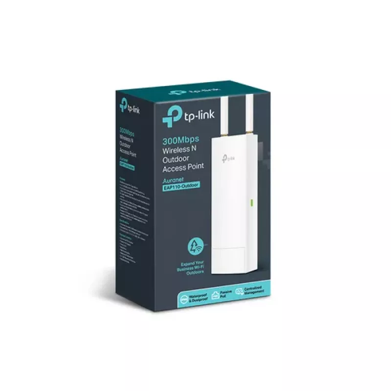TP-Link EAP110-Outdoor punto de acceso exterior 300Mbps 2.4GHz PoE pasivo IP65