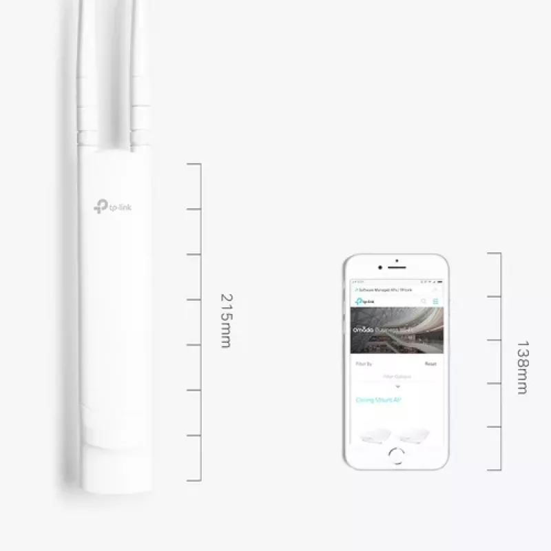 TP-Link EAP110-Outdoor punto de acceso exterior 300Mbps 2.4GHz PoE pasivo IP65