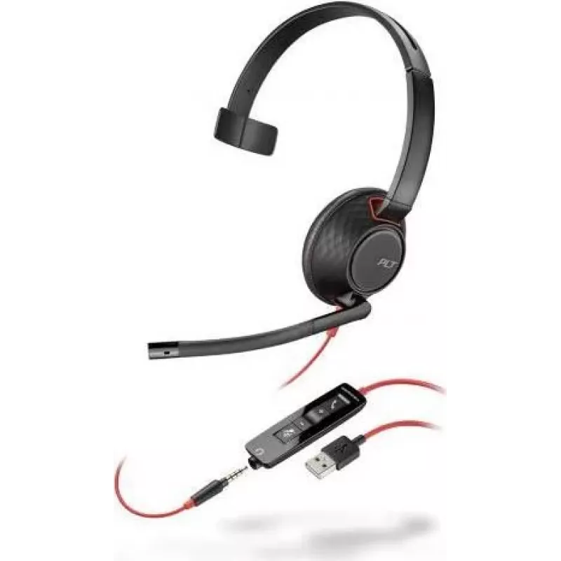 Poly Blackwire 5210 C5210 auriculares USB-A monoaurales - Bulk
