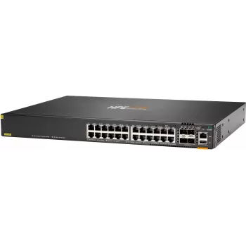 HPE Aruba 6300F Switch L3 gestionado 24x 10/100/1000 PoE+ 4x 50GbE SFP56 flujo de aire frontal a trasero