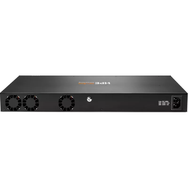 HPE Aruba 6300F Switch L3 gestionado 24x 10/100/1000 PoE+ 4x 50GbE SFP56 flujo de aire frontal a trasero